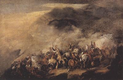 Pjotr Michalovski The Battle of Somosierra (mk22) oil painting image